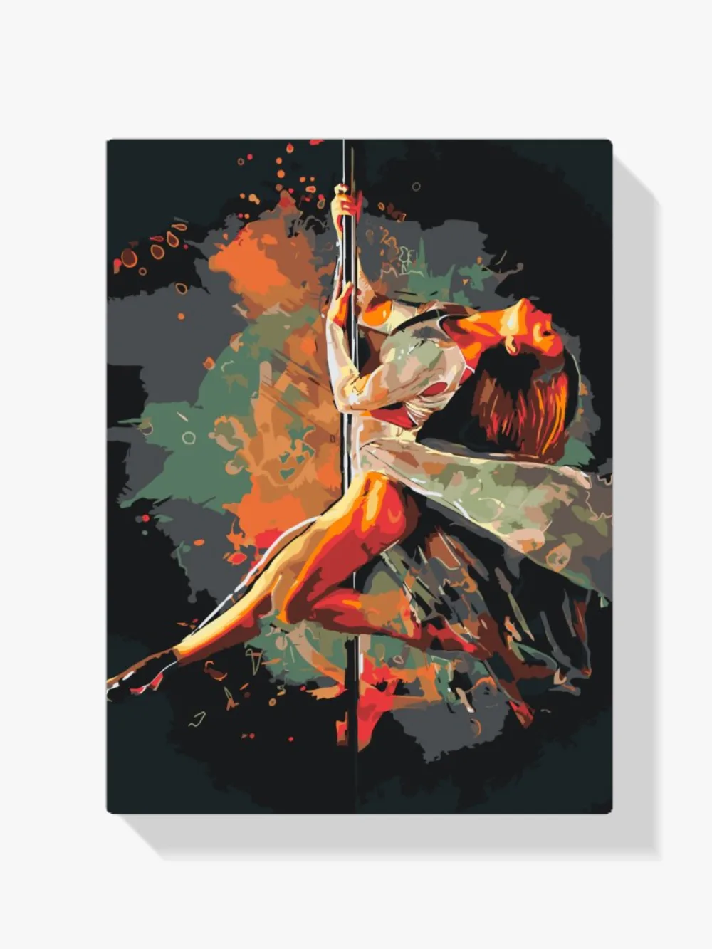 Pintar por números Pole dance