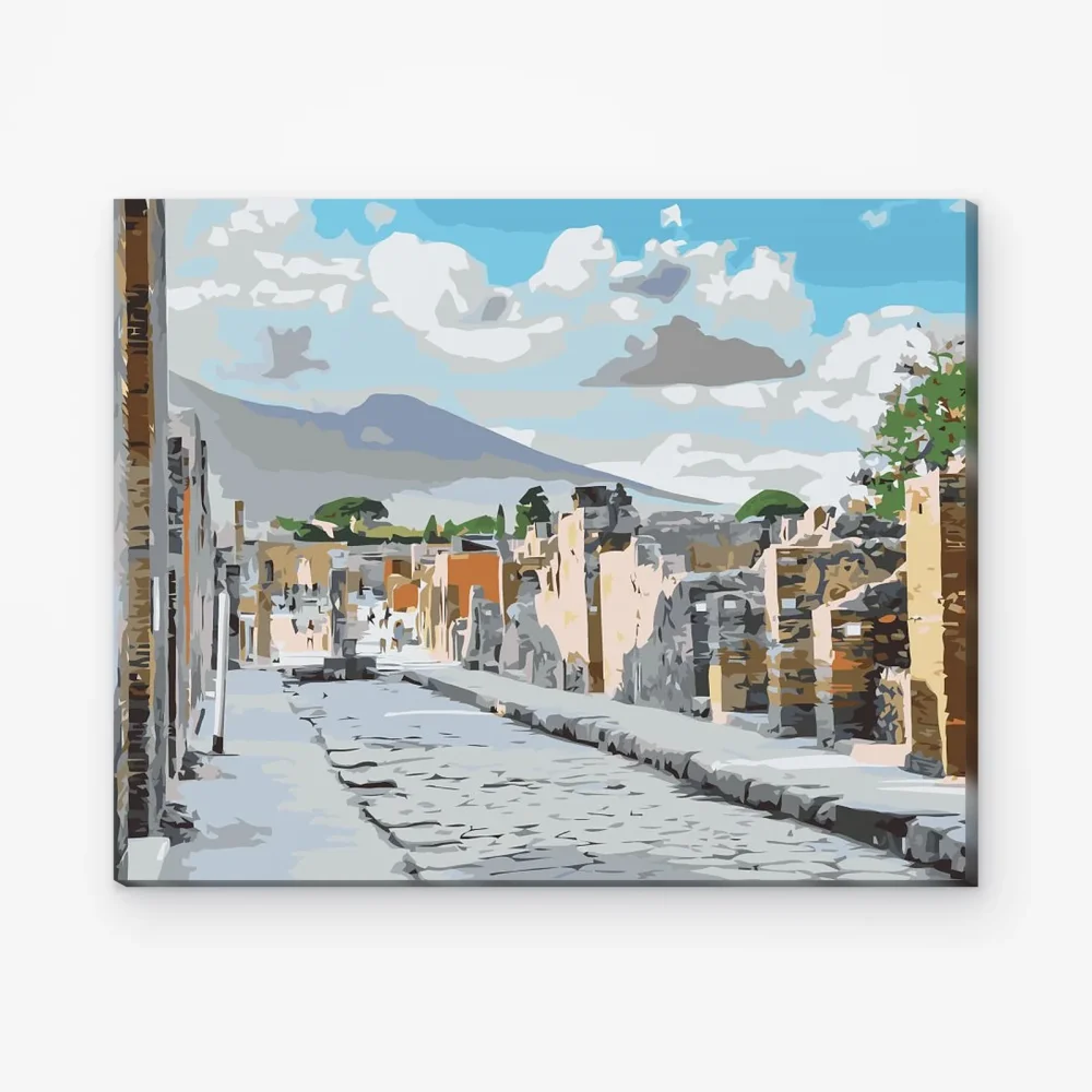 Pintar por Números - Pompeya, Italia