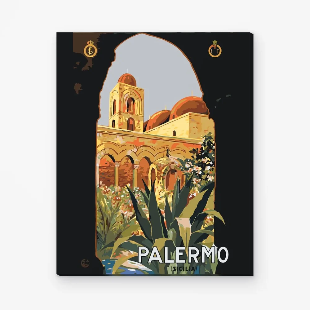 Pintar por Números - Póster de Palermo, Italia