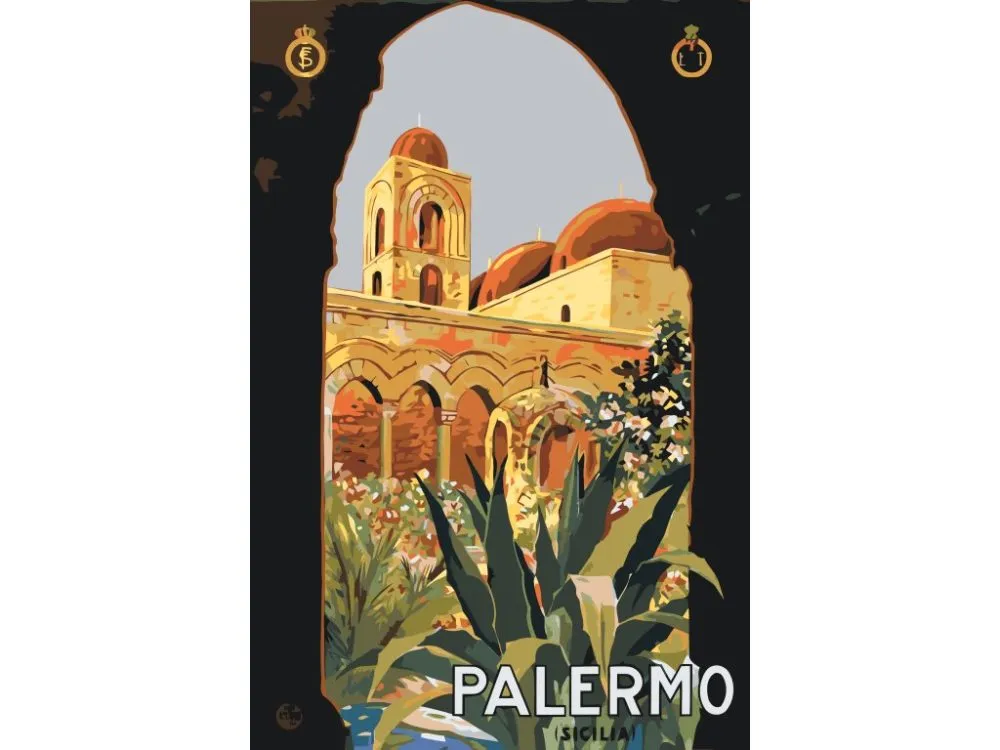 Pintar por números Póster de Palermo, Italia – foto 2