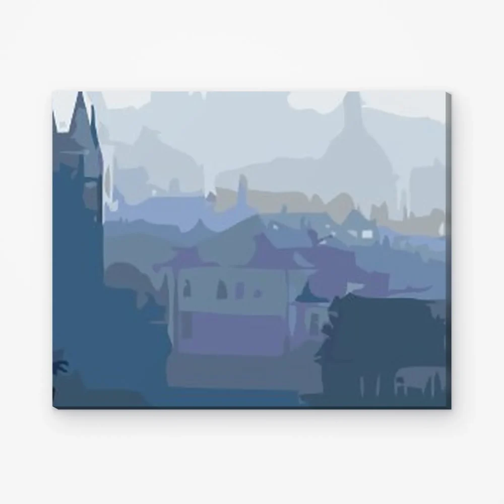Pintar por Números - Praga por la mañana