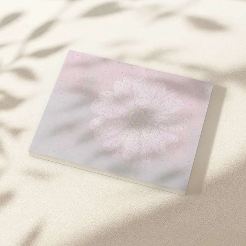Pintar por Números - Preciosa flor morada