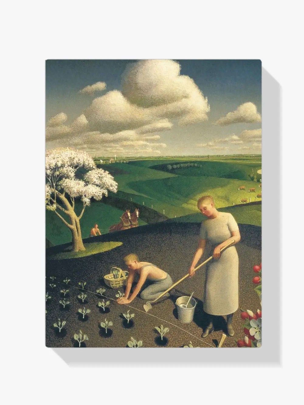 Pintar por números Primavera en el campo