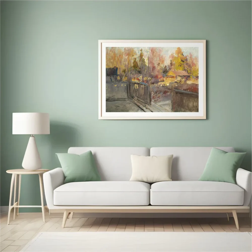 Pintar por números Primavera en un pueblo – foto 4
