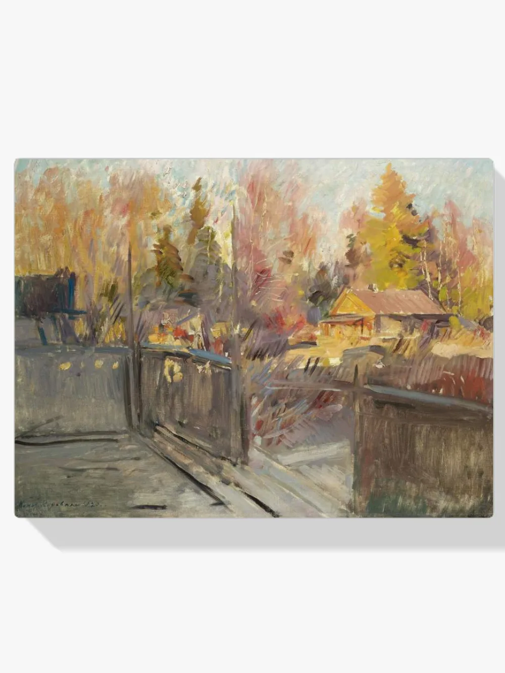 Pintar por números Primavera en un pueblo