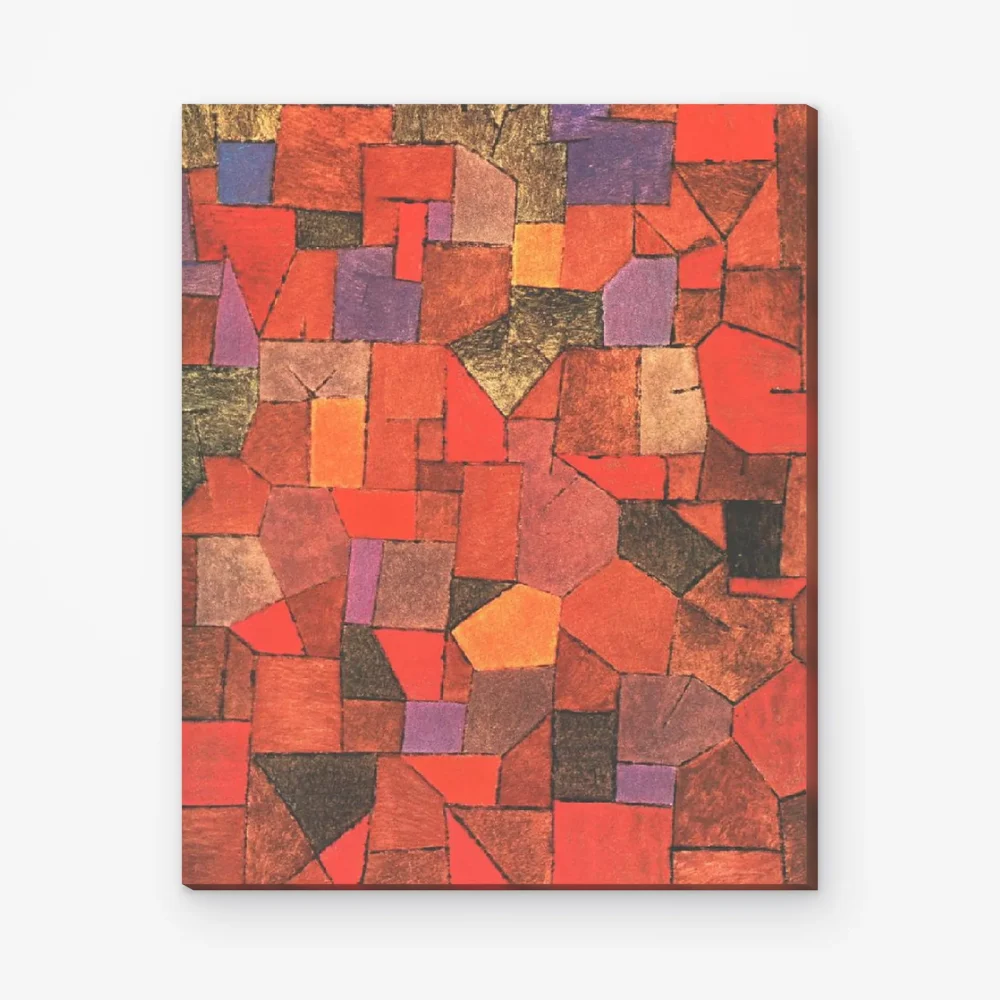 Pintar por Números - Pueblo de montaña (otoño)