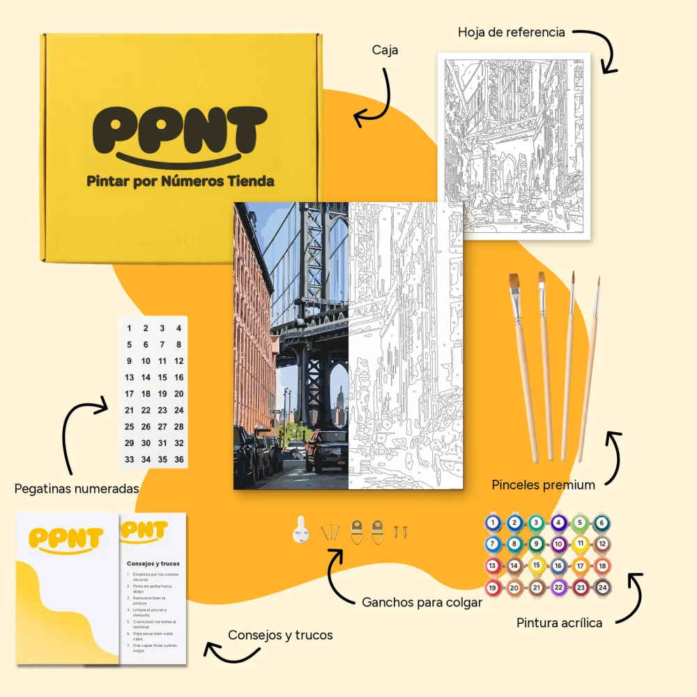 Pintar por Números - Puente de Brooklyn