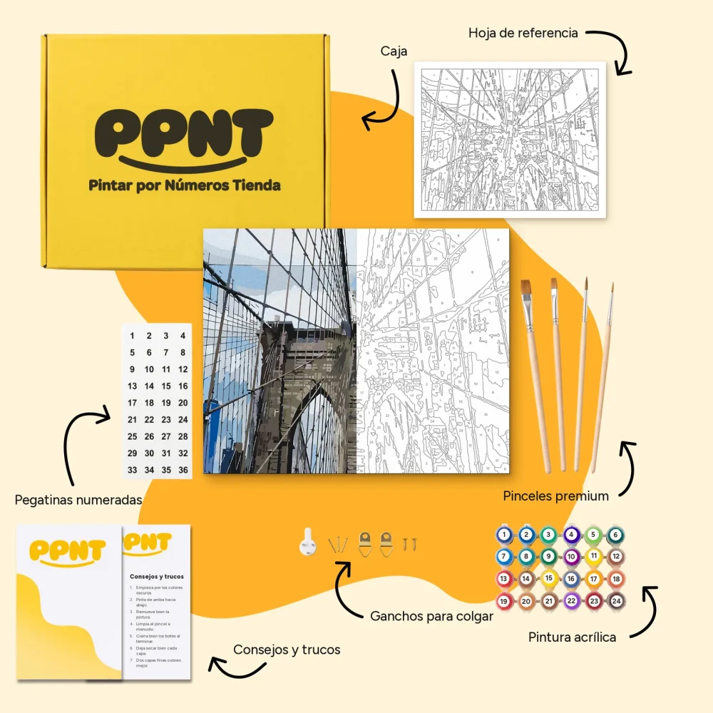 Pintar por Números - Puente de Brooklyn 3