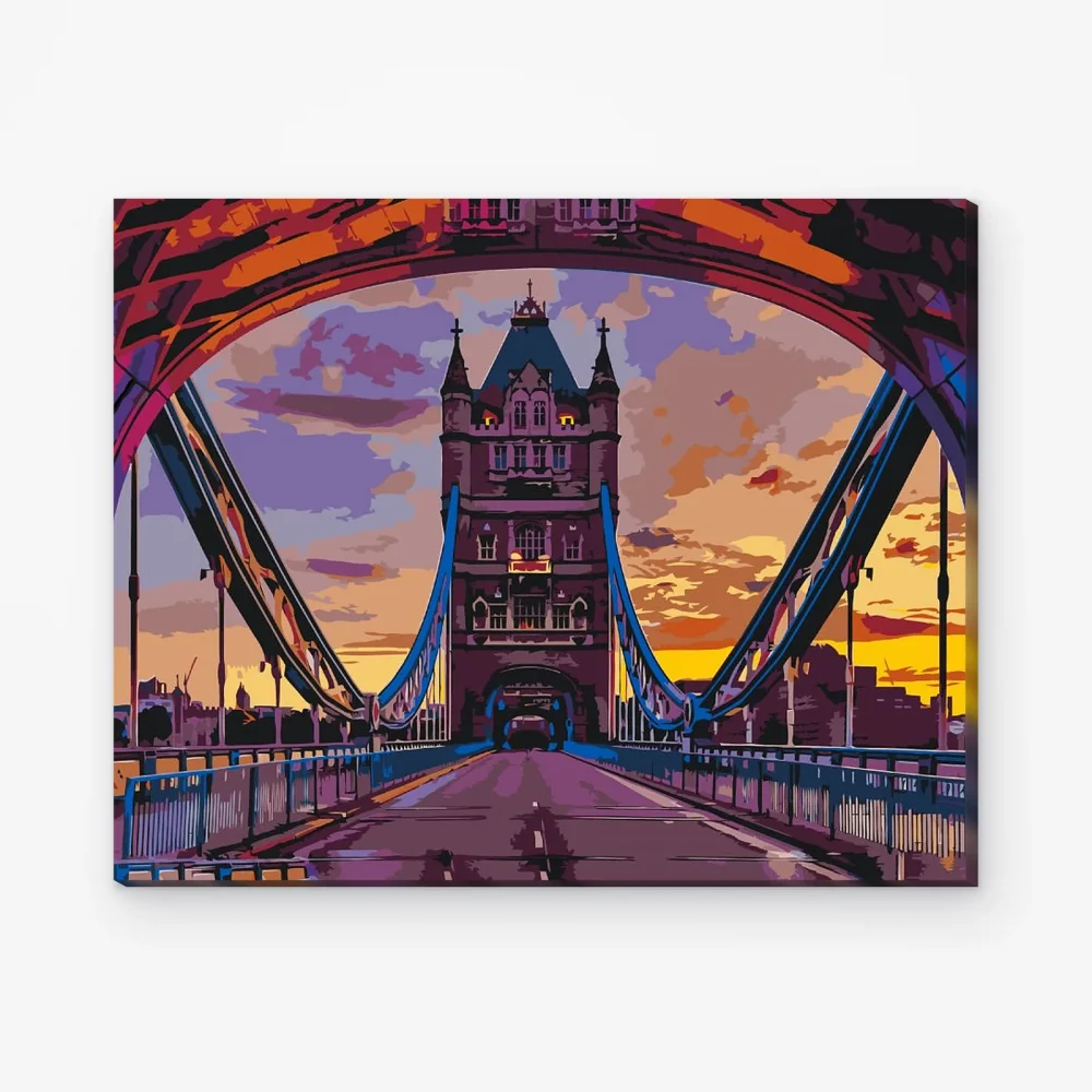 Pintar por Números - Puente de Londres de colores