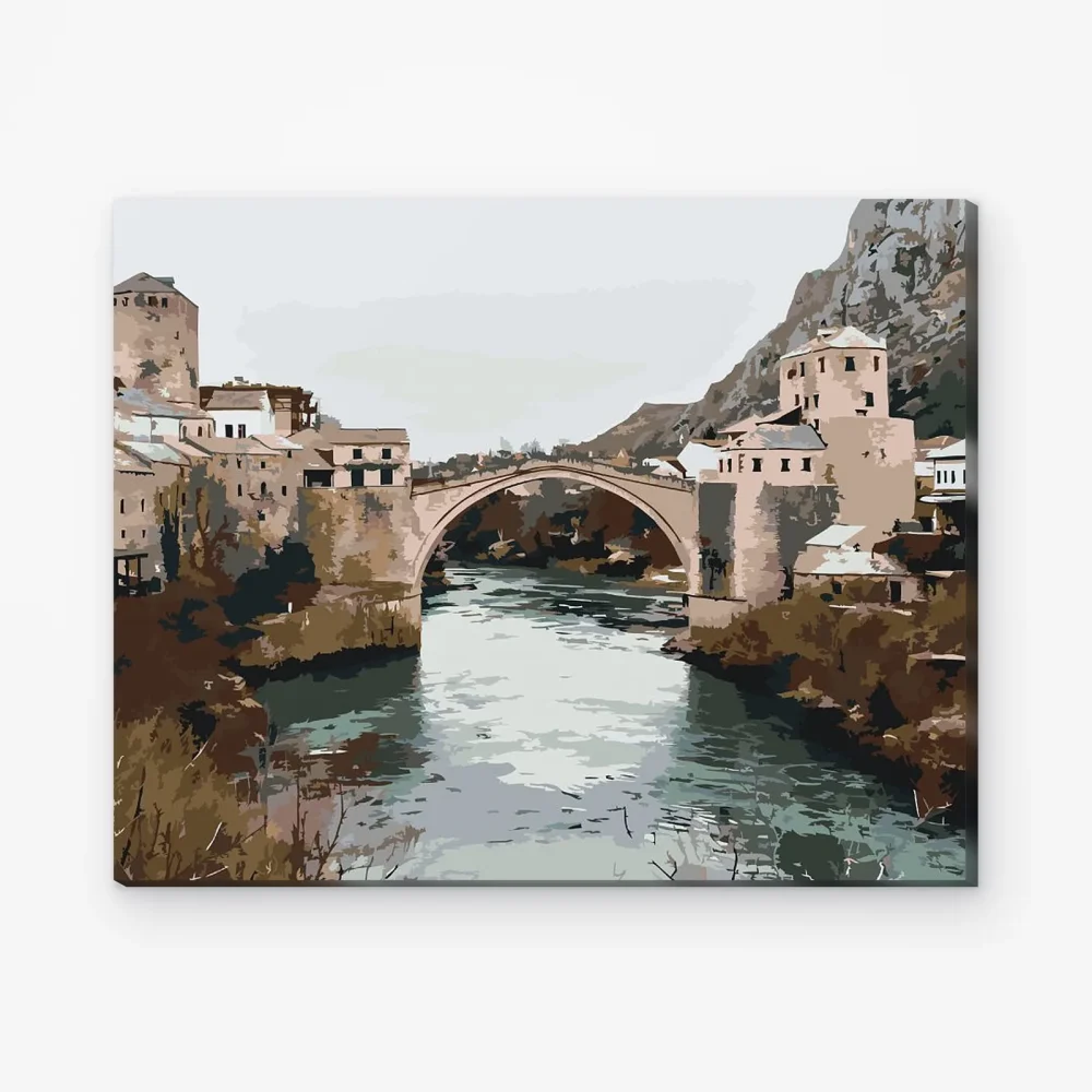 Pintar por Números - Puente de Mostar