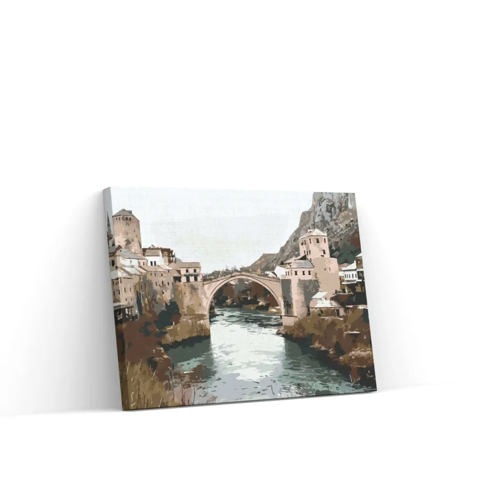 Pintar por números Puente de Mostar