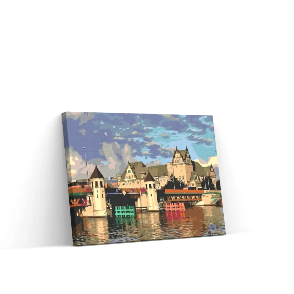 Pintar por números Puente de Szczecin