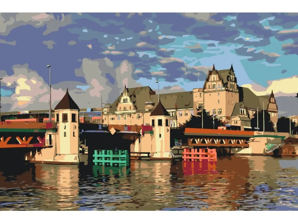 Pintar por números Puente de Szczecin – foto 2