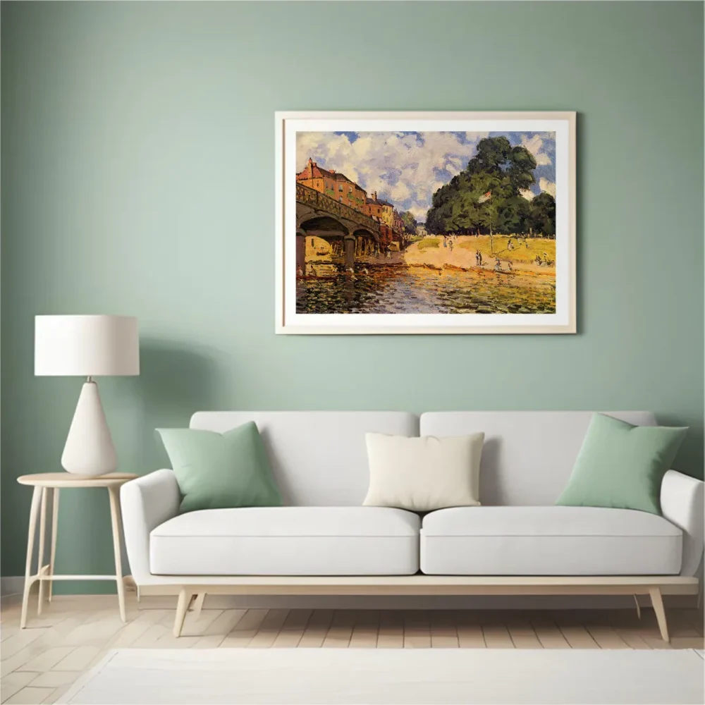 Pintar por números Puente en Hampton Court – foto 4