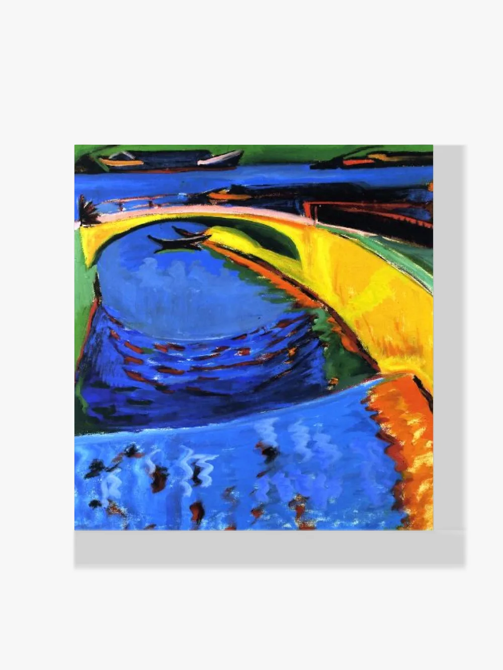 Pintar por números Puente en la desembocadura del Priessnitz