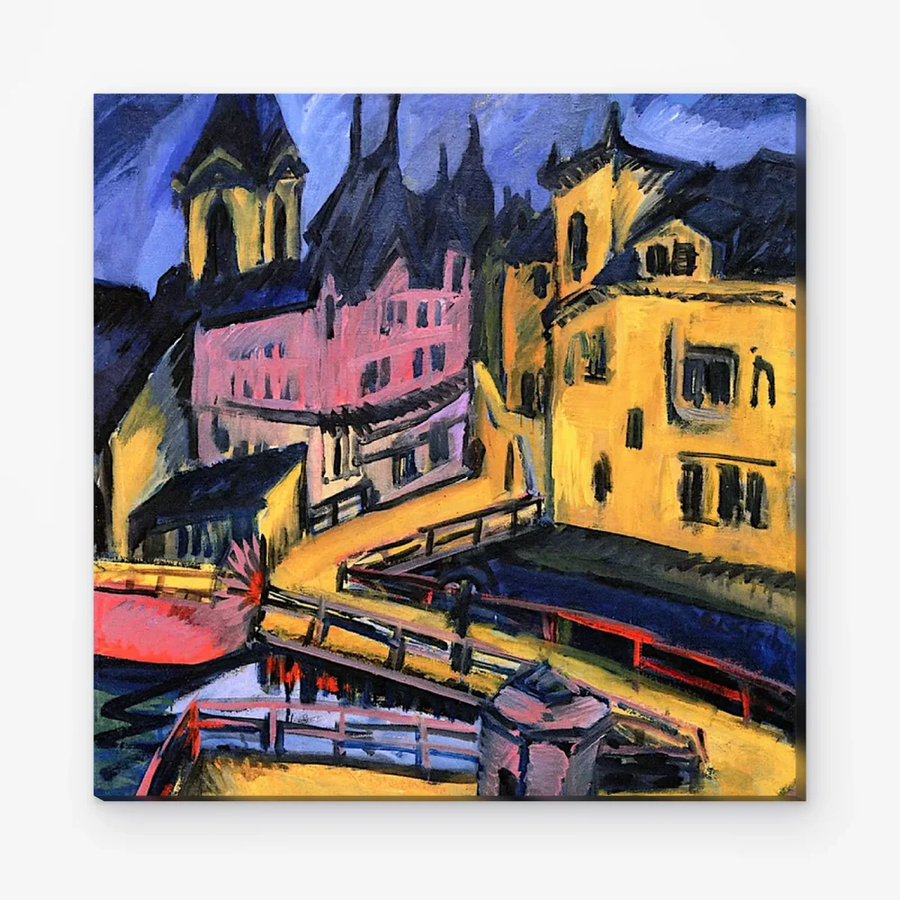 Pintar por Números - Puente junto a la puerta de la ciudad, Chemnitz