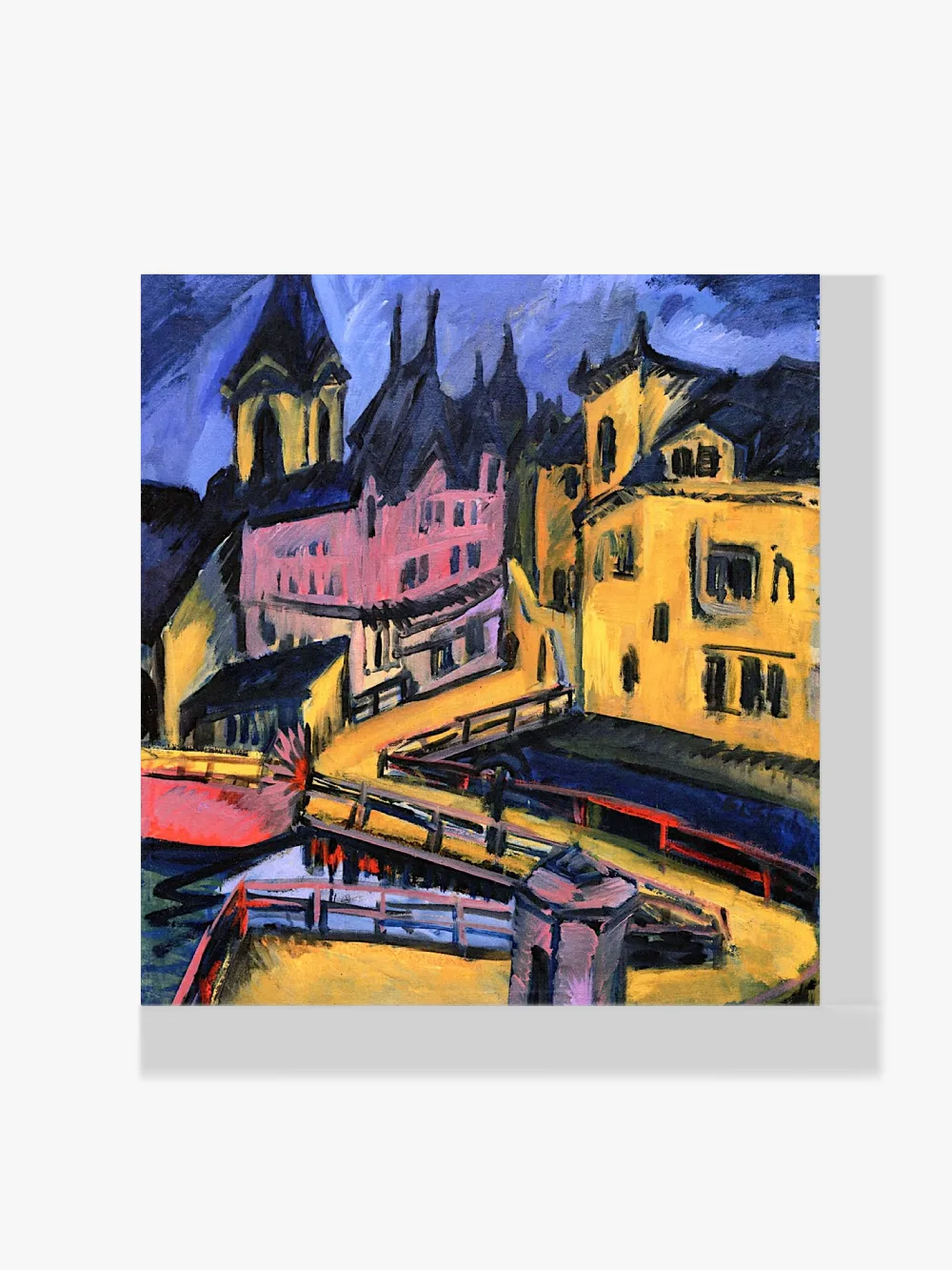 Pintar por números Puente junto a la puerta de la ciudad, Chemnitz