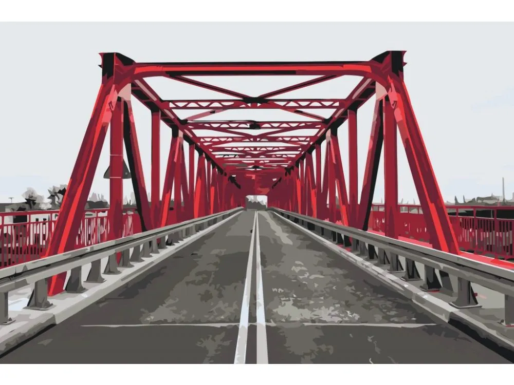 Pintar por números Puente Rojo, Breslavia – foto 2