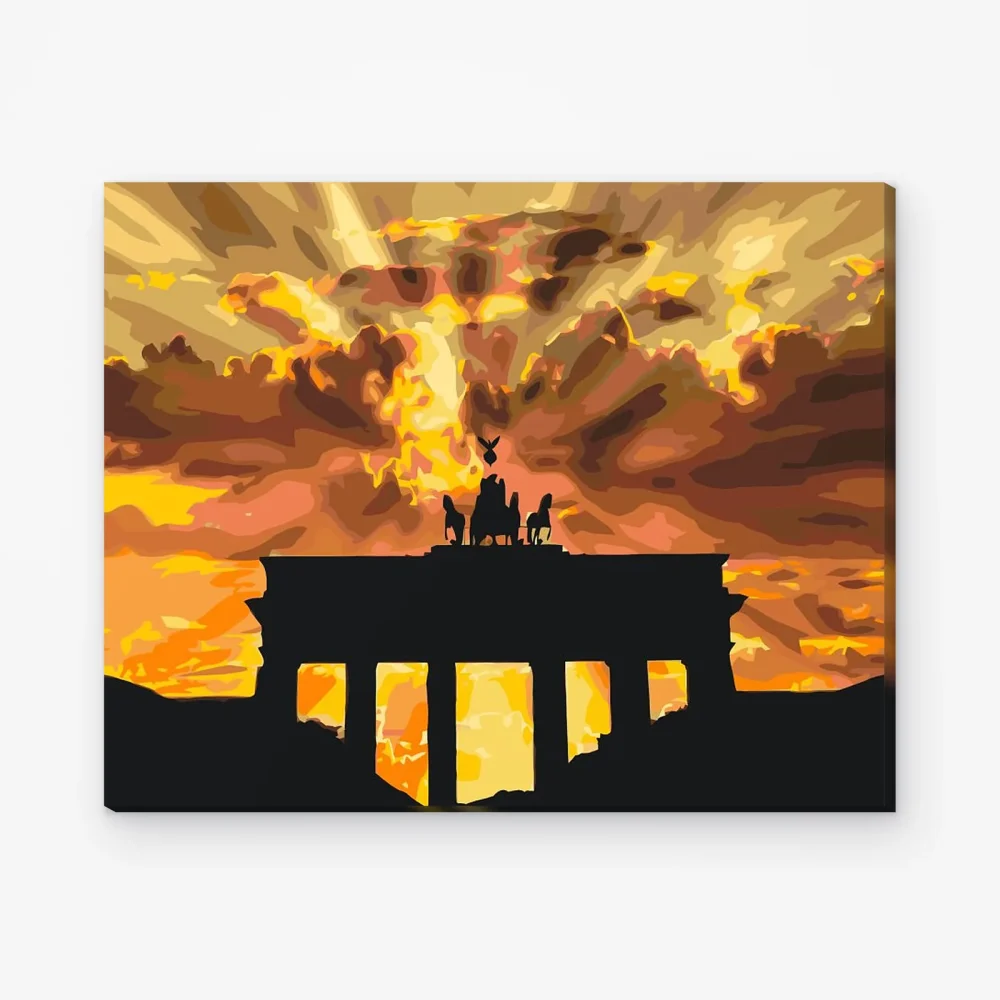 Pintar por Números - Puerta de Brandeburgo
