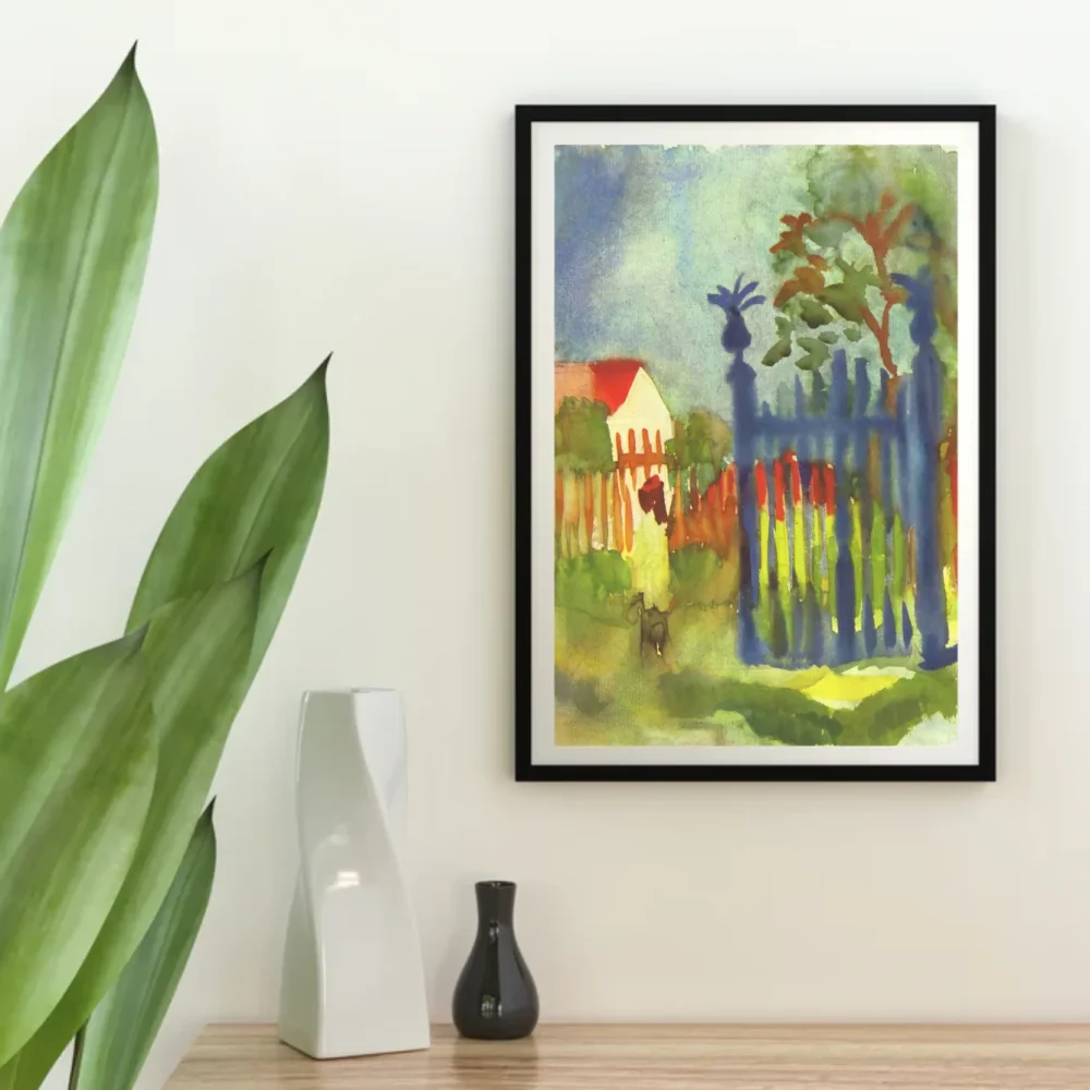 Pintar por números Puerta del jardín – foto 4