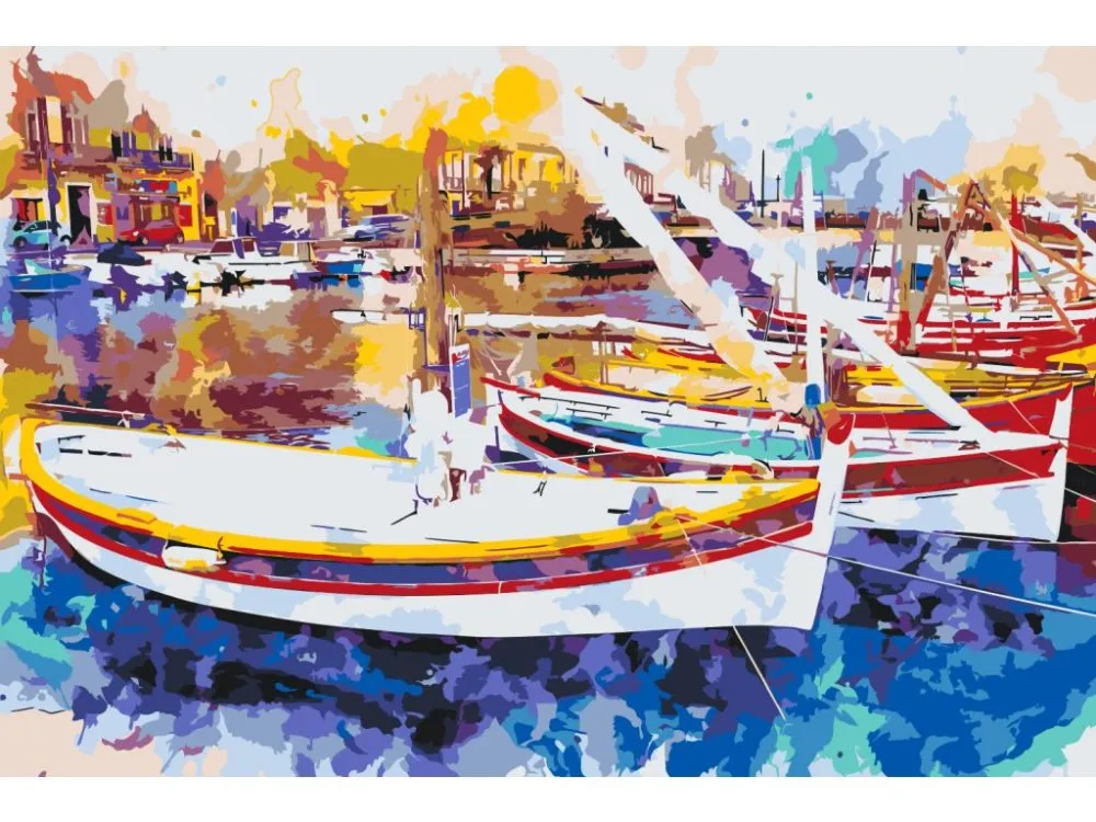 Pintar por números Puerto de colores – foto 2