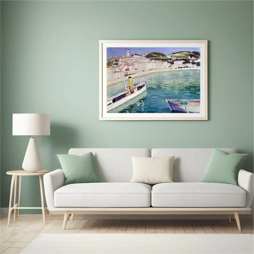 Pintar por números Puerto de Menton – foto 4