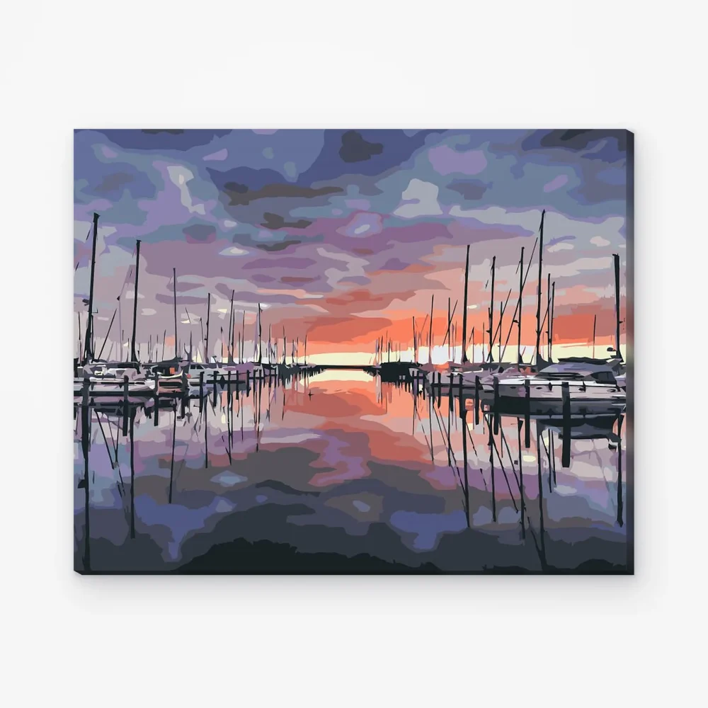 Pintar por Números - Puerto de Warnemünde