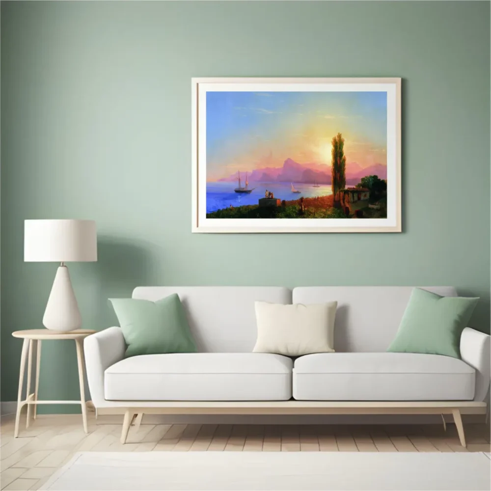 Pintar por números Puesta de sol en el mar - Iván Aivazovski – foto 4