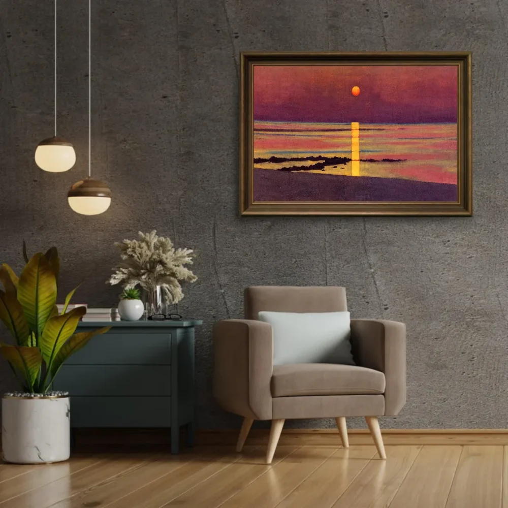 Pintar por números Puesta de sol - Félix Vallotton – foto 2