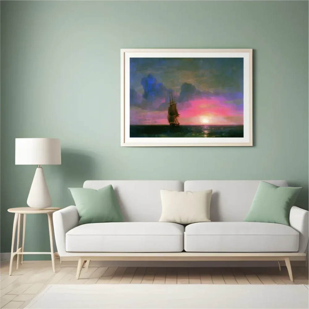 Pintar por números Puesta de sol - Iván Aivazovski – foto 4