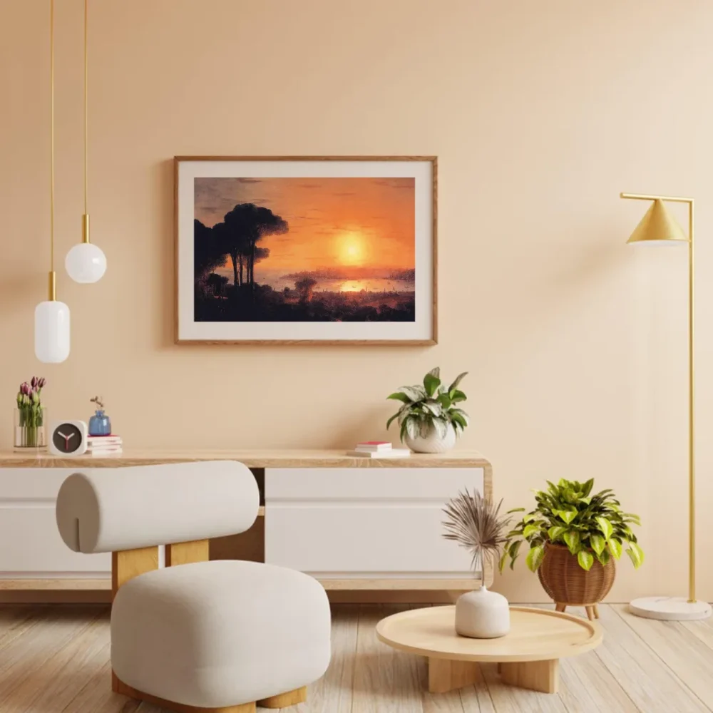 Pintar por números Puesta de sol sobre el Cuerno de Oro – foto 3