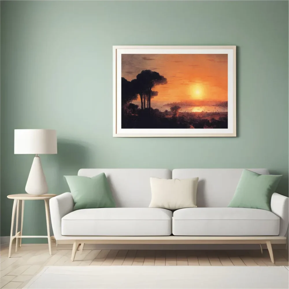 Pintar por números Puesta de sol sobre el Cuerno de Oro – foto 4