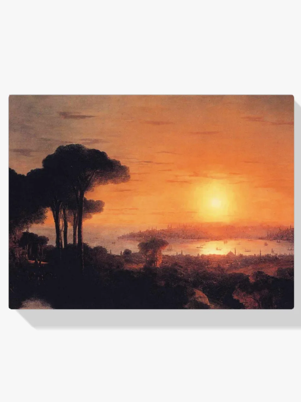 Pintar por números Puesta de sol sobre el Cuerno de Oro