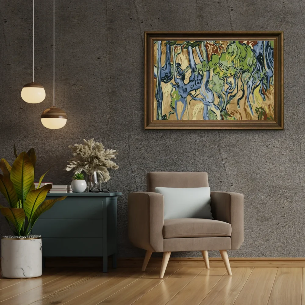 Pintar por números Raíces de árbol de Van Gogh – foto 3