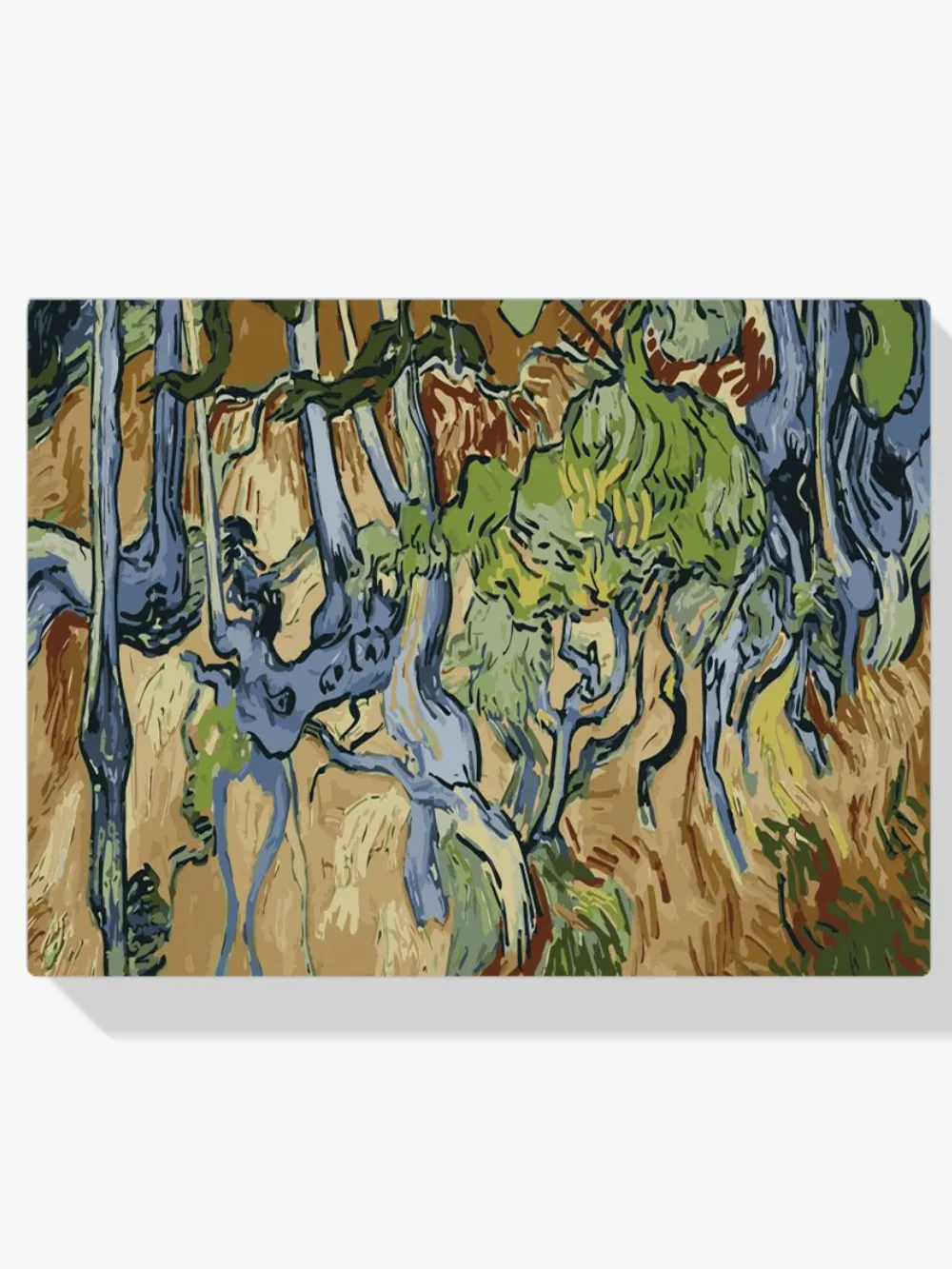 Pintar por números Raíces de árbol de Van Gogh