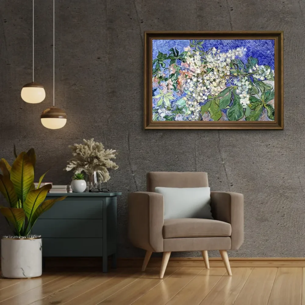 Pintar por números Ramas de castaño en flor – foto 2