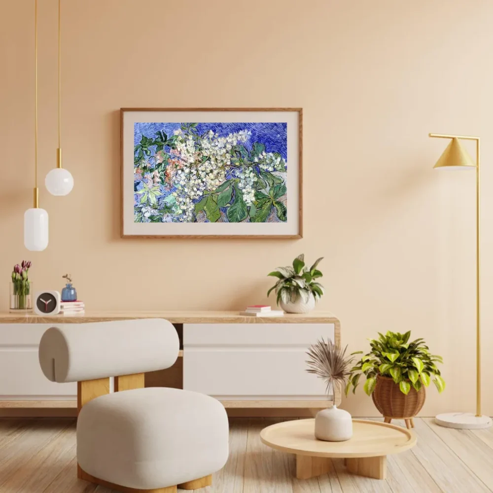 Pintar por números Ramas de castaño en flor – foto 3