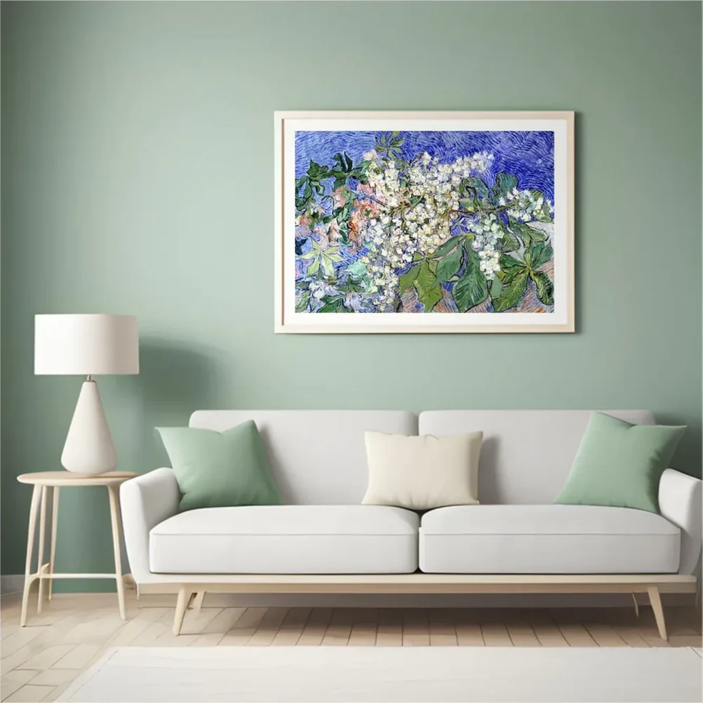 Pintar por números Ramas de castaño en flor – foto 4