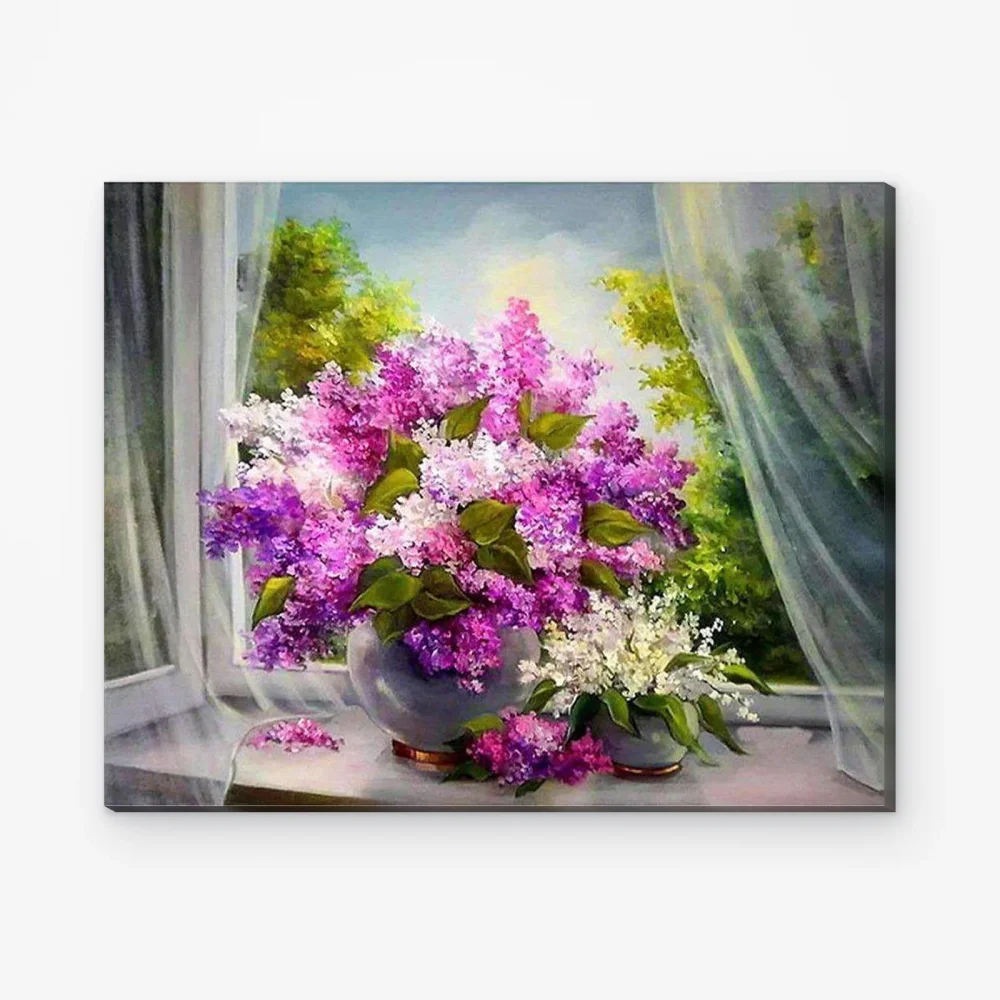 Pintar por Números - Ramo de flores