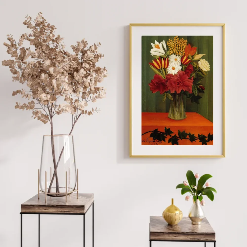 Pintar por números Ramo de flores con una rama de hiedra – foto 2