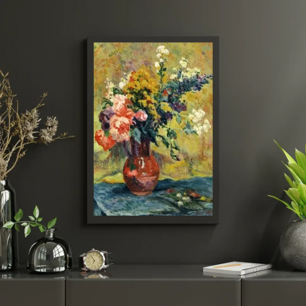 Pintar por números Ramo de flores en un jarrón – foto 3