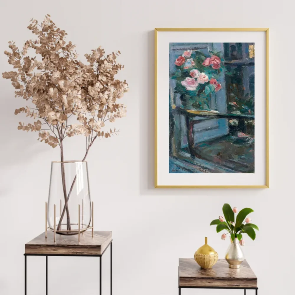 Pintar por números Ramo de flores junto a la ventana – foto 2