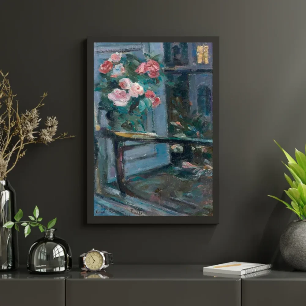 Pintar por números Ramo de flores junto a la ventana – foto 3
