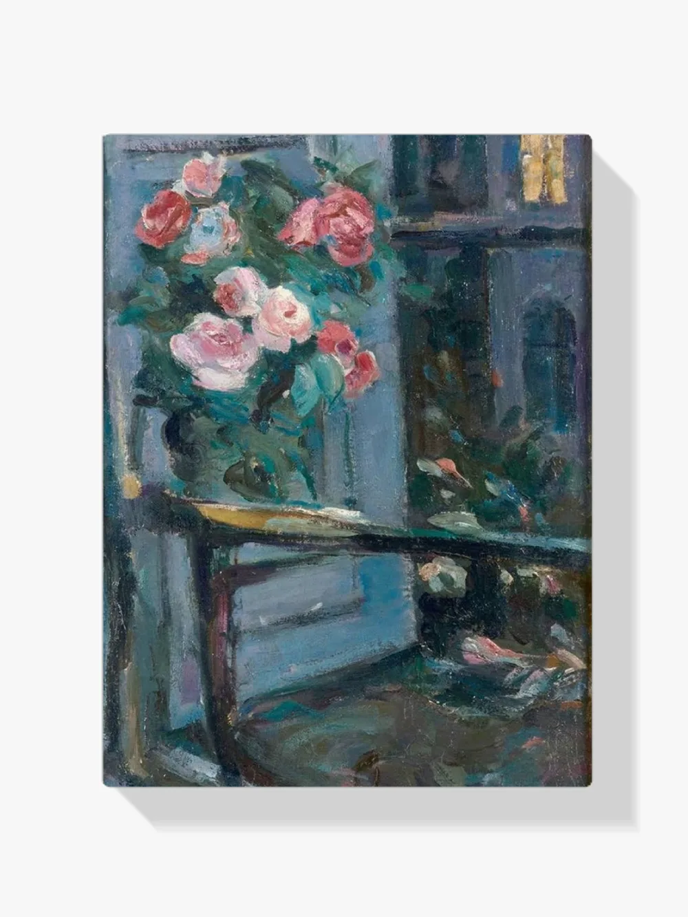 Pintar por números Ramo de flores junto a la ventana