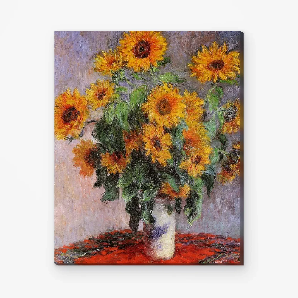 Pintar por Números - Ramo de girasoles