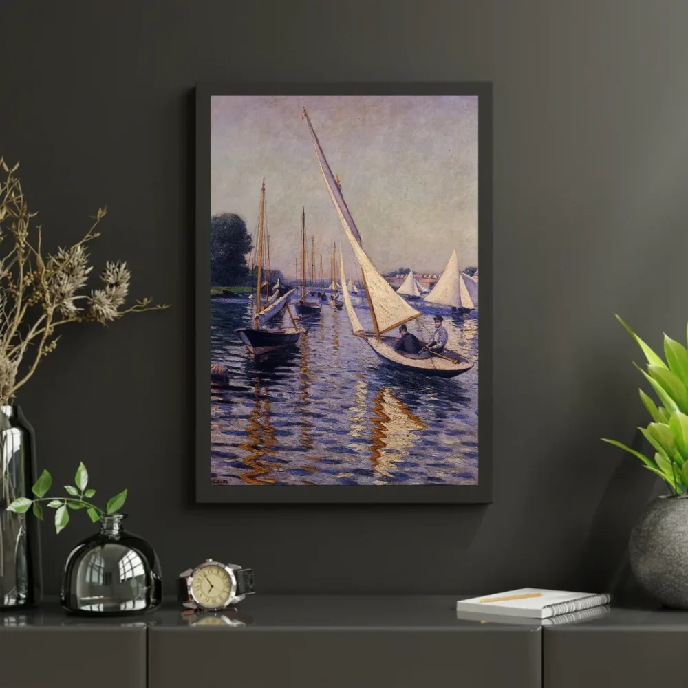 Pintar por números Regata en Argenteuil - Gustave Caillebotte – foto 3