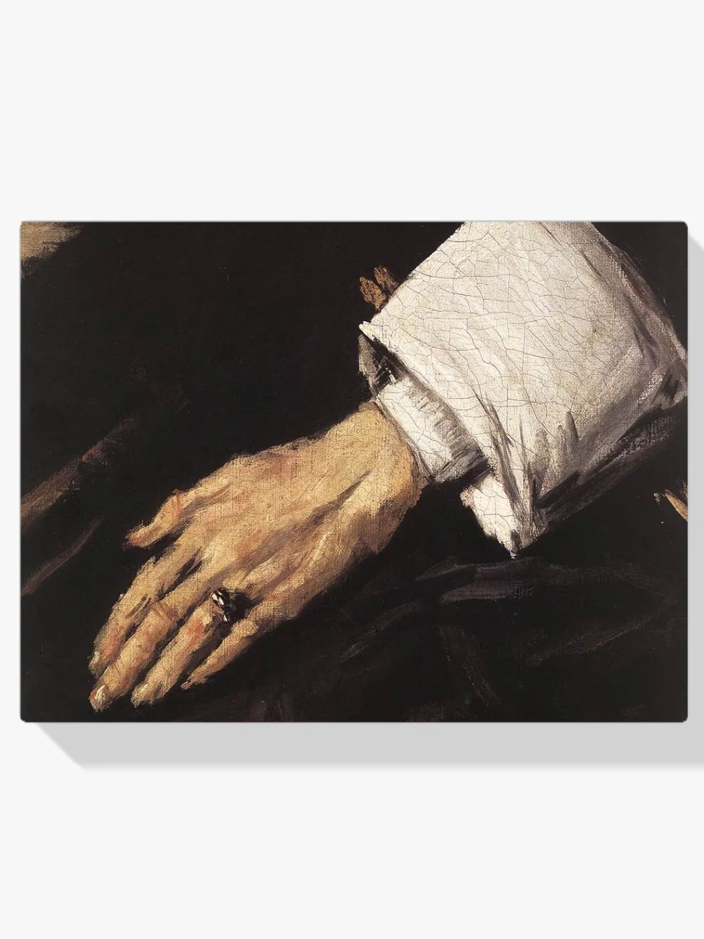 Pintar por números Regentes del asilo de ancianos, detalle 2