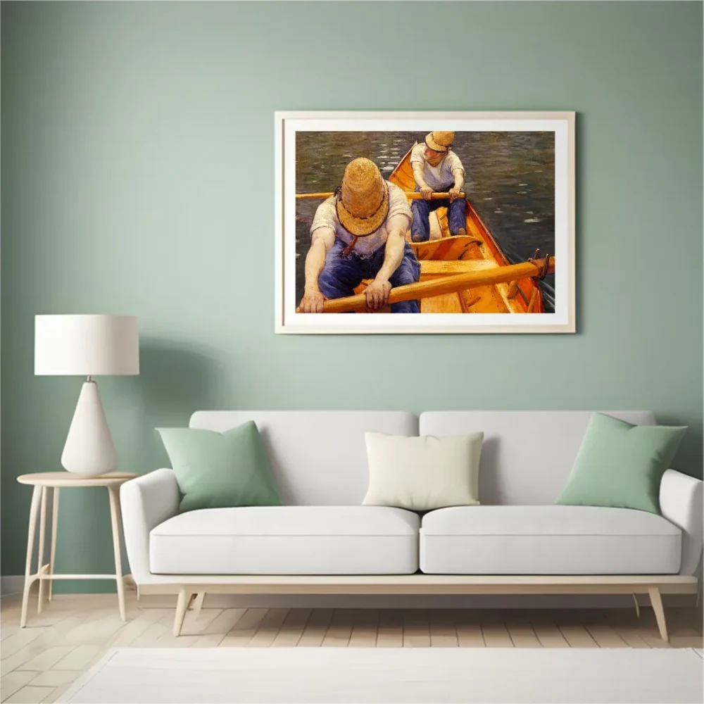 Pintar por números Remeros - Gustave Caillebotte – foto 4