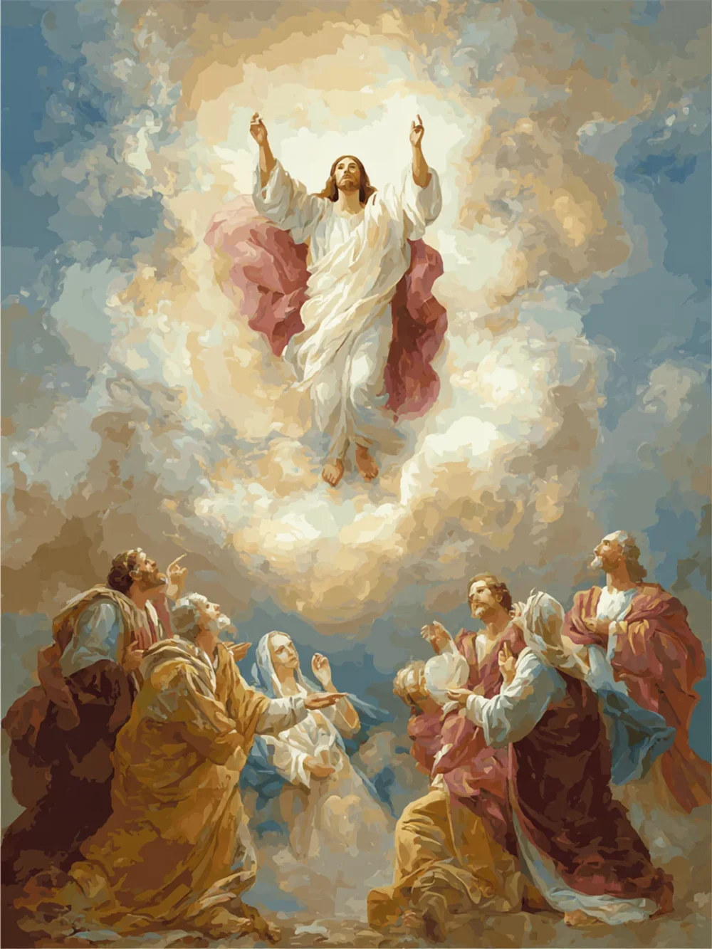 Pintar por números Resurrección celestial – foto 2