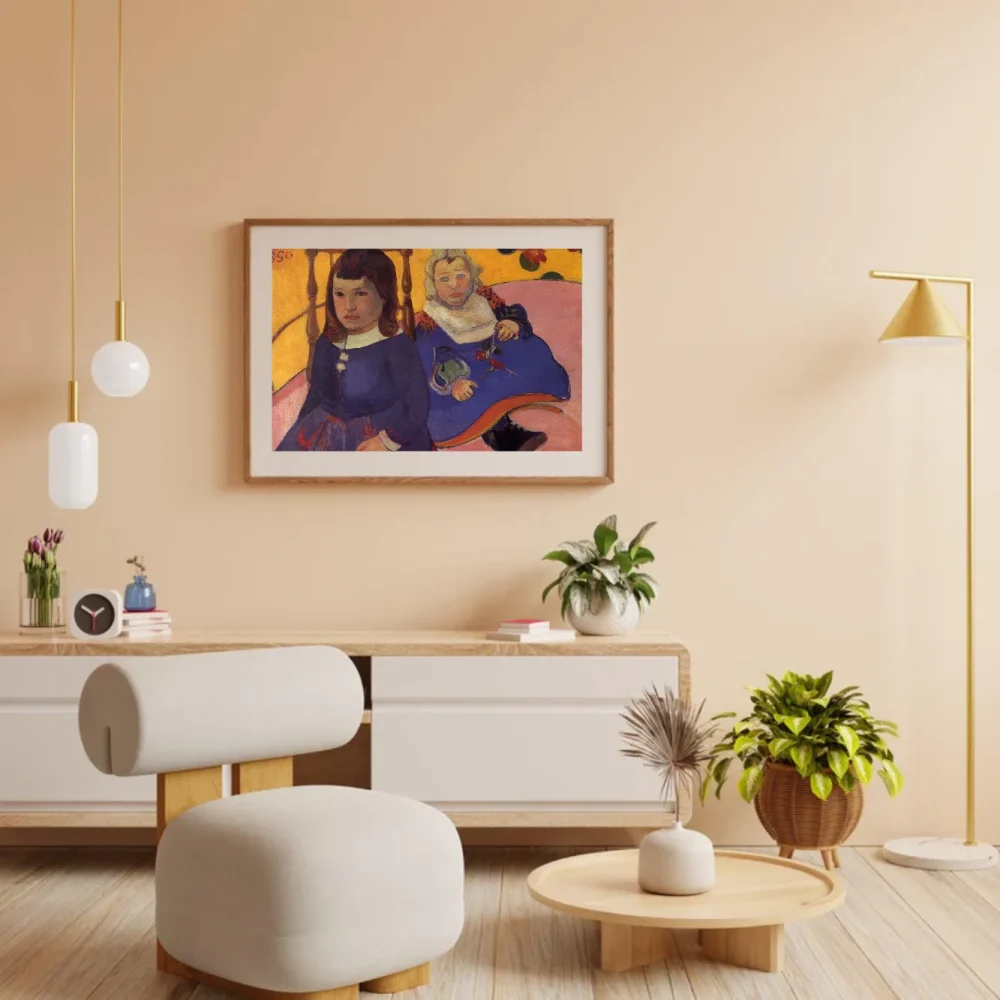 Pintar por números Retrato de dos niños (Paul y Jean Schuffenecker) – foto 3